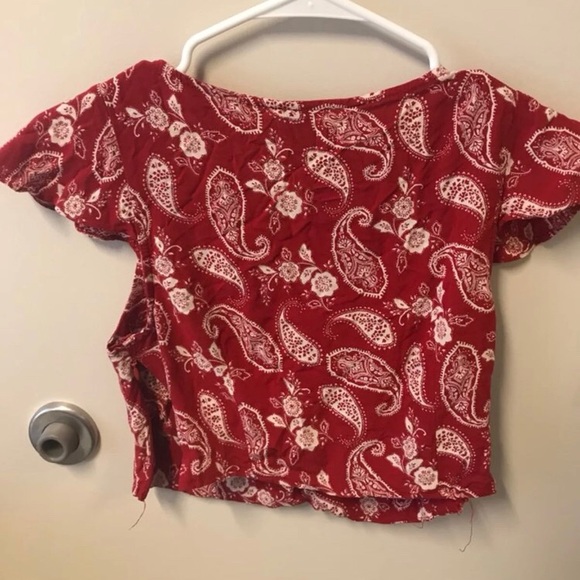 Red Crop Top - Picture 4 of 4